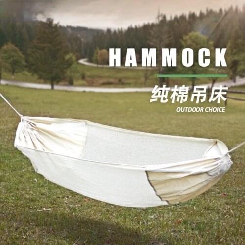 Double/Single Hammock Swing Chair Portable Hot Boho Style Outdoor Tourist Hanging Hammocks Indoor Hanging Swing Rocking Bed