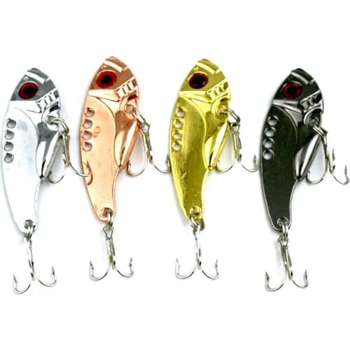 HENGJA 1PC 5.5CM-11G Metal VIB Fishing Lure Vibrator Lure Bait Spoon Metal Lure Fishing Tackle