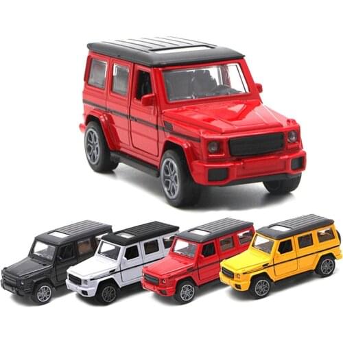 1:32 Scale Pull-back Diecasts Off-road Vehicles Model Cake Decoration Simulation Alloy Metal SUV Car Toys for Boys Children Y100