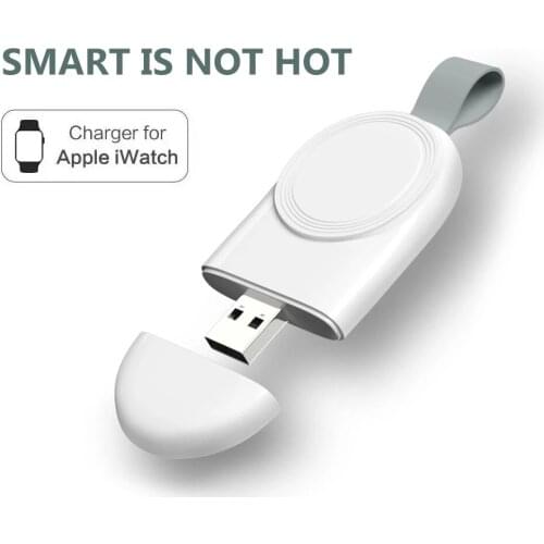 Watch induction charger Station USB Charger Cable for IWatch6 se 5 4 3 2 1 Portable Wireless Charger for Apple Watch band strap