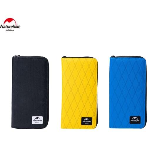 Naturehike Outdoor Anti-theft Brush Travel Wallet Business Passport Wallet Multi-Function Coin Purse Ticket Card Holder Wallet