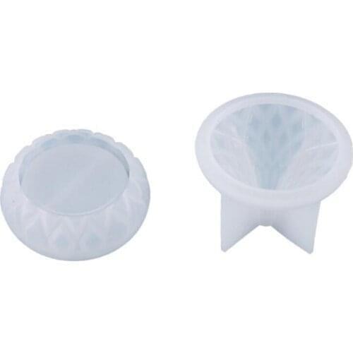 N7MF 1 Set Crystal Epoxy Resin Mold Storage Box Casting Silicone Mould DIY Crafts Container Jewelry Decorations Making Tools