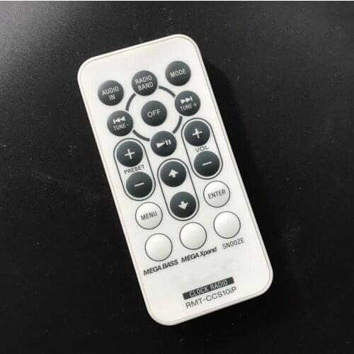 New Original RMT-CCS10IP Remote Control For Sony ICF-CS10IP ICF-CS10IPB FM/AM Clock Radio System