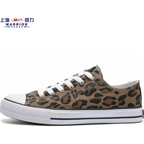Skateboarding Shoe Womens Shoes Summer New Leopard Print Canvas Shoes All-Match Trend Canvas Shoes Low Upper Comfortable Hot