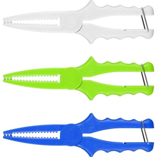 Plastic Fishing Clamp Portable Fishing Grip Plier Lock Clip Grabber Tackle Plier Fishing Clamp Folidge Controller Holder Gripper