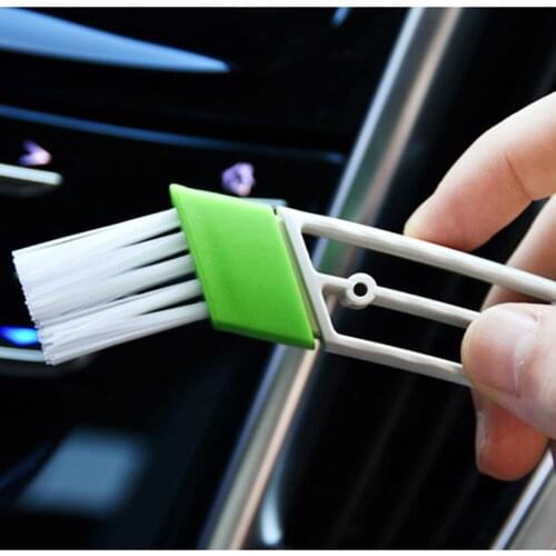 Portable Multi Function Car Vehicle Air Conditioning Outlet Cleaning Brush Keyboard Dashboard Dustproof Clean Brush