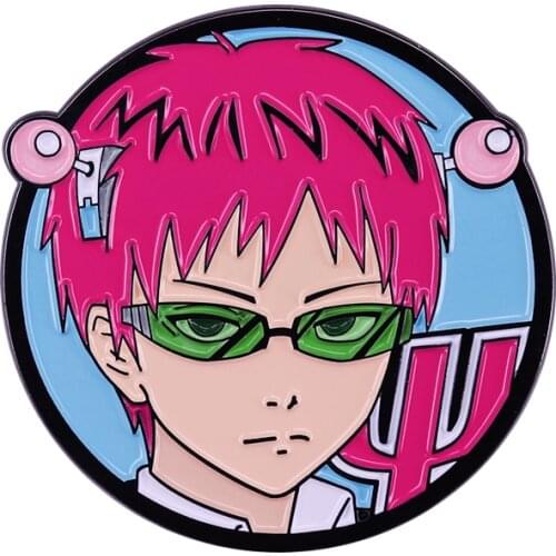 The Disastrous Life of Saiki K Button Badge Pin Pick your favorite character from the anime