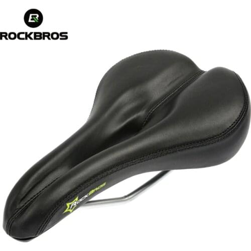 ROCKBROS Bicycle Saddle Hollow Cycling Mountain Road Bike Saddles MTB Bicycle Seat Soft Steel Seats Saddles Bicycle Accessories