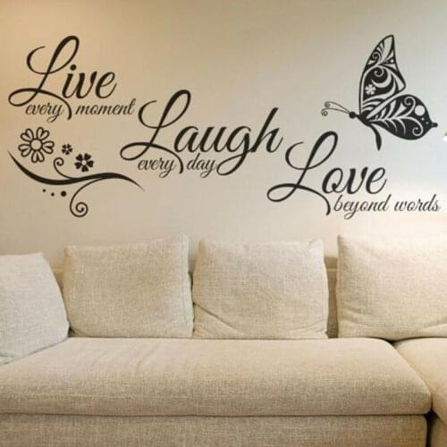 Home decoration butterfly art room Decal wall sticker living room bedroom decoration PVC removable