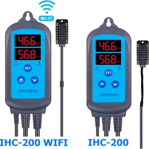 Inkbird IHC-200 & 200 WiFi EU Socket&Plug Smart Humidity Controller for Household Humidifying and Dehumidifying for Free APP
