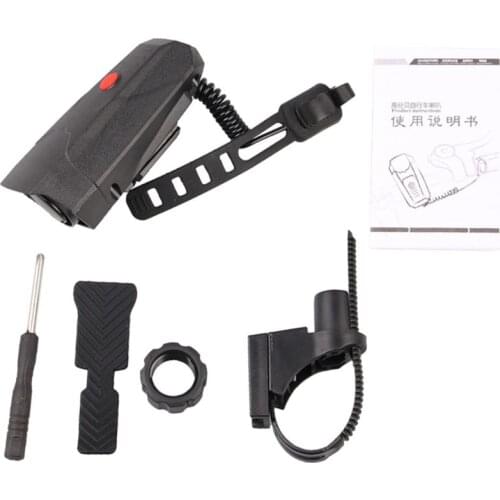 Bike Horn Electronic Bicycle Bell 110dB Waterproof 3 Adjustable Sound Modes Part