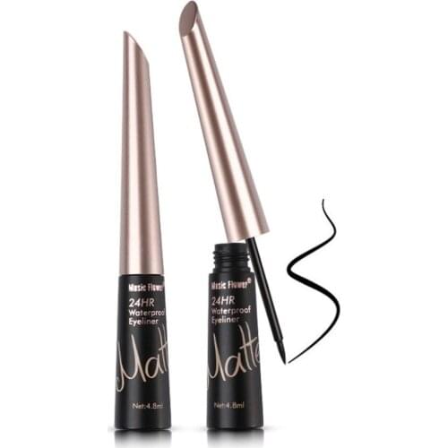 Waterproof Liquid Eyeliner Pencil Quick-Dry Long-lasting Matte Eye Liner bigger Eye Delineador Black Eyelid Makeup Cosmetic