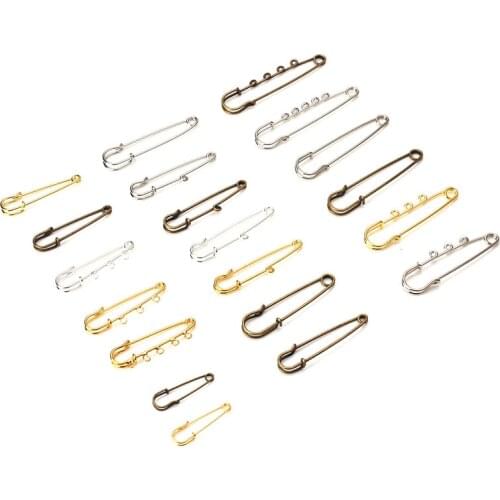 5pcs/lot 20 style fashion Iron Big Brooch Pins Fitting Women Diy Brooch Base Jewelry Accessories Findings