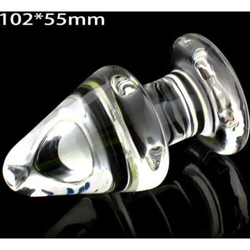 Men and Women anal dilator glass butt plug g spot anus masturbator stimulator anal plug adult sex toys for woman buttplug