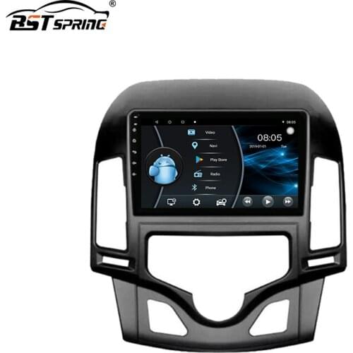 Bosstar android 10.0 car player multimedia video audio For Hyundai I30 2010 gps radio