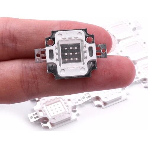 1pc 9.0-10 .8 V 10W Blue High Power Integrated LED Beads Light Lamp Chip For DIY A Beauty Function LED Light Chip