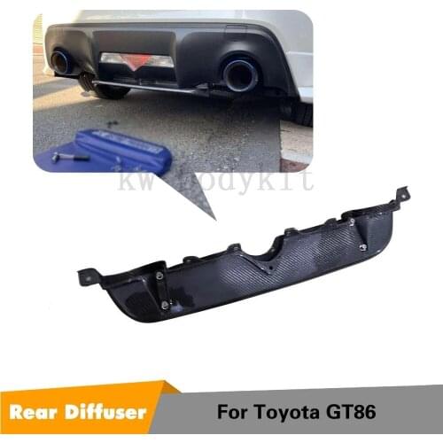 Rear Bumper Lip Diffuser For Toyota 86 Surbaru BRZ 2013 - 2016 Rear Bumper Skid Protector Guard Plate Cover Trim Body Kit