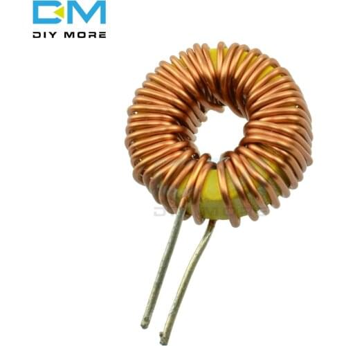 10Pcs 100uH 6A Coil Toroid Core Inductors Wire Wind Wound 0.55mm Wire Diameter For DIY