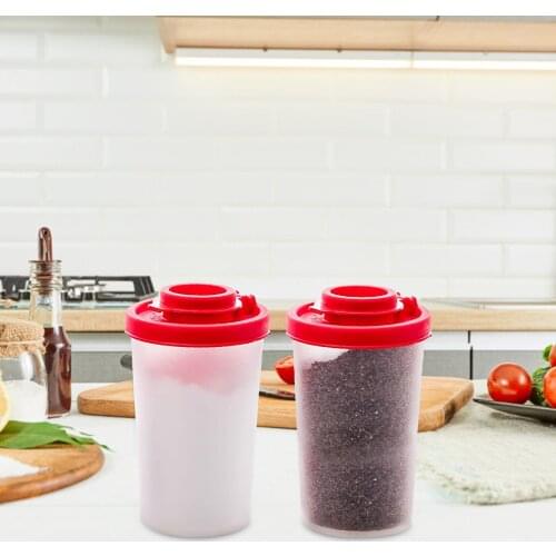 Kitchen Mini seasoning bottle Salt & Pepper Shakers Moisture Proof Set 2 Large Salt Shaker Camp Picnic Kitchen Lunch Boxes