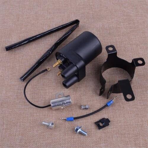 LETAOSK 166-0772 166-0804 Black Metal Ignition Coils Set Fit For Points Models BF B43 B48 NHC CCK Onan Replaces