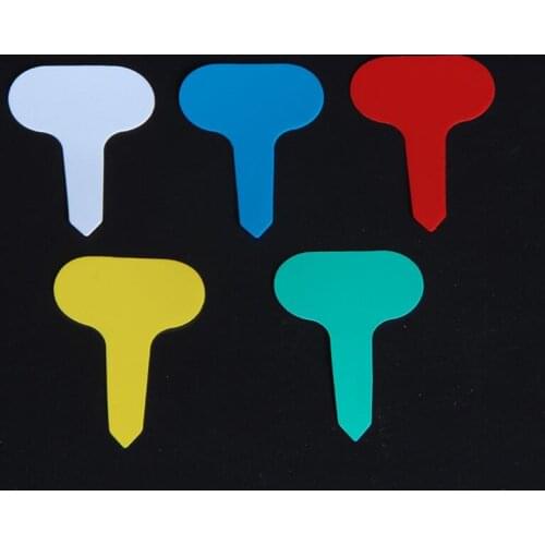 Home Garden Gardening Plant Flower Nursery T-type Plastic Label Tag Marker Thick Tags LX8162