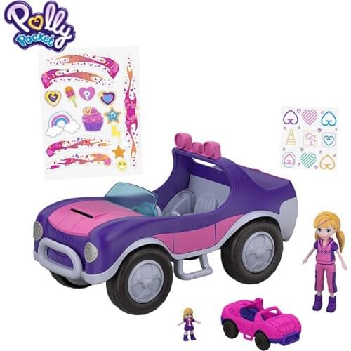 Genuine Mini Polly Pocket Luxury Car Polly pocket Mini Polly Pocket Girl Toy