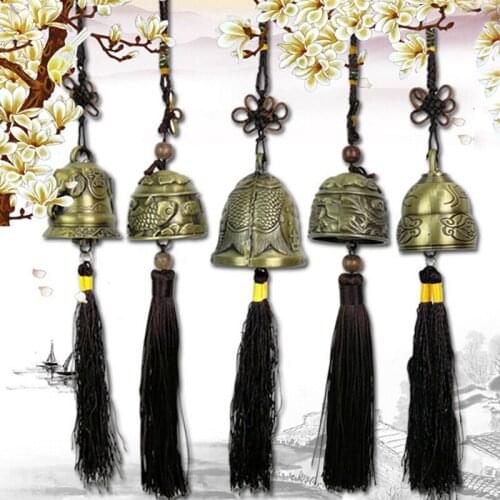 Yunnan National Wind Chime Pendant Clear Door Bell Feng Shui Feng Shui Pendant Auspicious Ancient Bronze Bell Trick And Treat