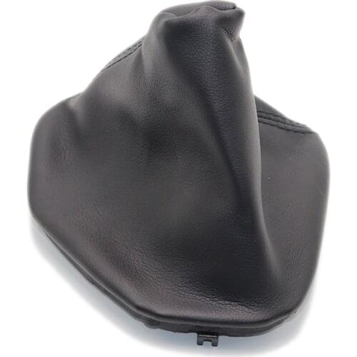 Car Shift Gear Stick Manual Shift gaitor cover Boot Black Leather Boot For BMW E39 Car Styling