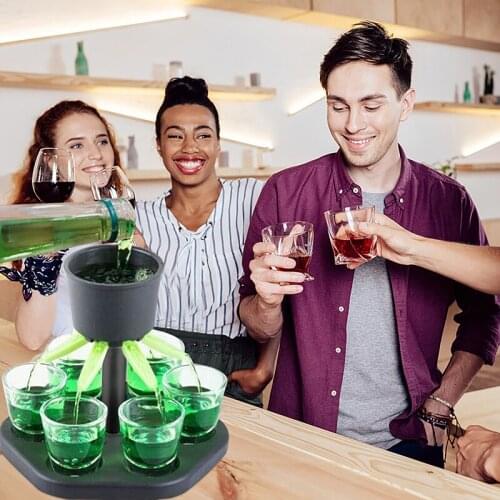 Glass Dispenser Shot Glass Games Dispenser Wine Whisky Beer Wine Liquor Dispenser Bar Accessories Party Games Drinking Tools