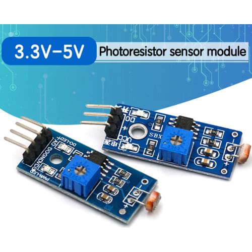 Photosensitive brightness resistance sensor module Light intensity detect New For Arduino
