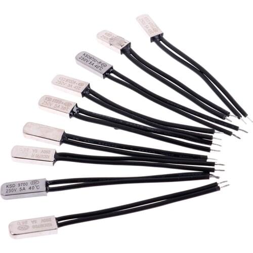 1pc 35C-750C Degree Celsius NC KSD9700 Thermostat Thermal Protector Thermostat temperature control switch