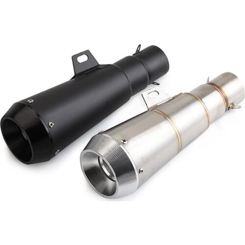Universa Left Right Exhaust Motorcycle Modify Motocross Exhaust Muffler For FZ6 CBR250 CB600 MT07 ATV Dirt Pit Bike Exhaust Pipe
