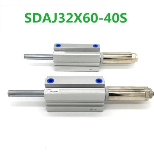 SDAJ32x50-30-B SDAJ32x15-10 SDAJ32x75-30S SDAJ32X60-40S AIRTAC Thin cylinder air cylinder pneumatic component air tools SDAJ