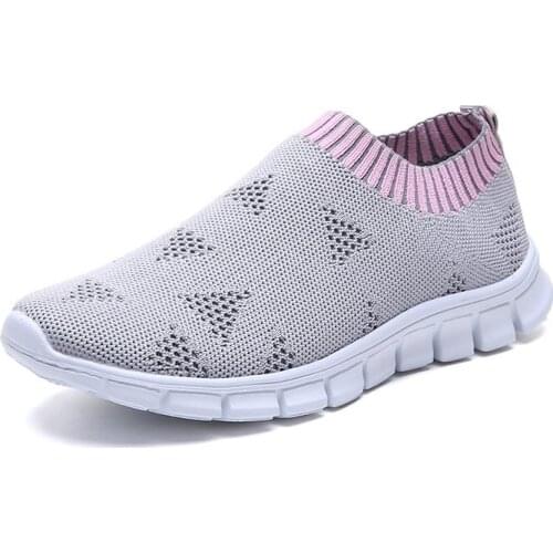 Women shoes womens mesh shoes breathable large size casual sneakers women