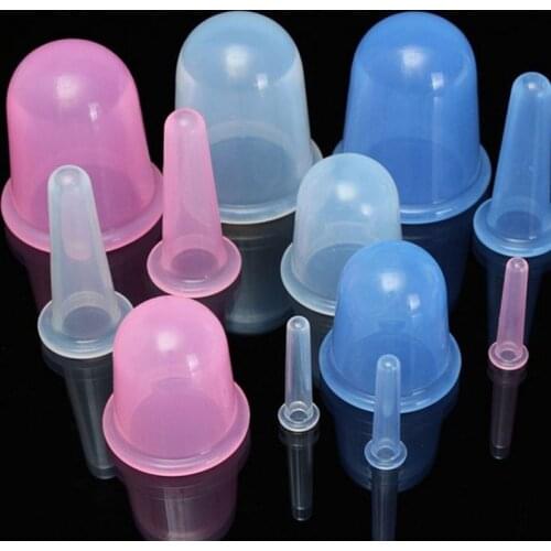 1pcs Silicone Jar Vacuum Cuppings Cans for Body Neck Facial Massage Suction Cans Anti Cellulite Cups Set Health Care Tool