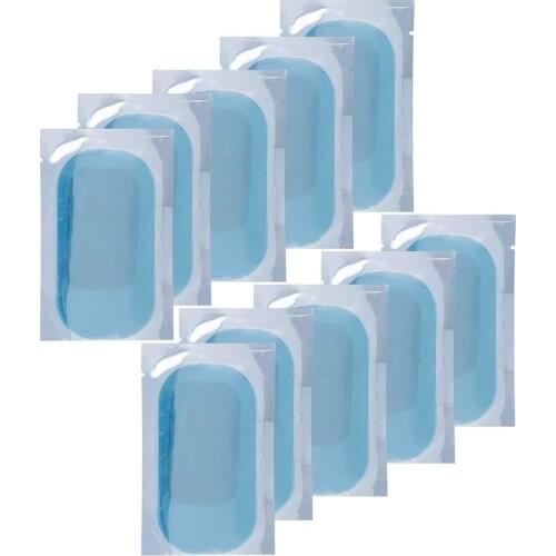 20 Pcs10 Packs Pads Abs Trainer Replacement Gel Sheet Muscle Massage Replacement Gel Sheets for EMS AB Trainer