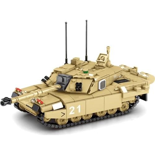 904pcs Military Challenger 2 Main Battle Tank Building Blocks Word Famous Tanks Bricks Set Model Toys For Children Kids Gifts