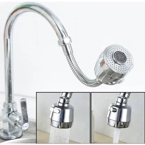 Kitchen Faucet Aerator Faucet Sprayer 360° Rotation Adjustable Dual Mode Diffuser Water Saving Nozzle Fauc Connector Bathroom