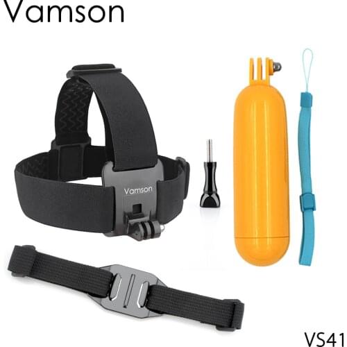 Action Camera Accessories Helmet Belt Head Strap Floaty Bobber For Gopro Hero 5 4 for SJCAM for Xiaomi for Yi 2 4k for EKEN VS41
