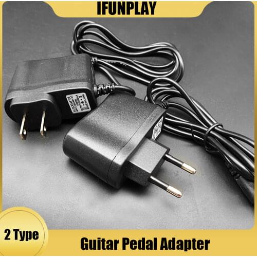 AC 100-240V DC 9V Electric Guitar Pedal Adapter Power Supply Adapter charger 9 V Volt For Guitar Parts Effect Pedal Board