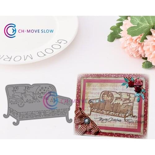 CH Holiday Bench TUTTI Metal Cutting Dies For Scrapbooking DIY Cards Album Decoration Embossing Wedding Cards