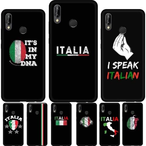 Italy Italia National Flag For Huawei P30 Pro P20 P40 Mate 10 20 Lite Case For Huawei P Smart 2019 2021 Cover Fundas