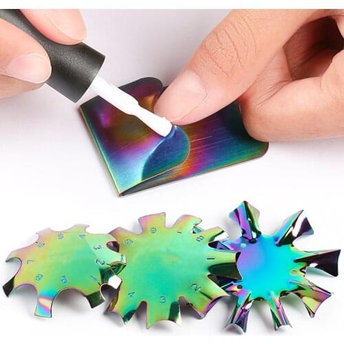 Nail Manicure Edge Trimmer DIY Plate Module DIY Plate Module Easy French Line Gel Cutter Tool For Woman Nail Art Fake Nails-VL16