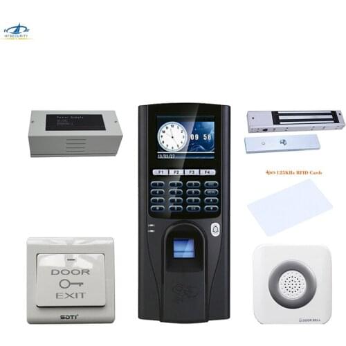HFSECURITY Door Access Control System 125KHZ RFID Access Control Device Fingerprint Access Control System