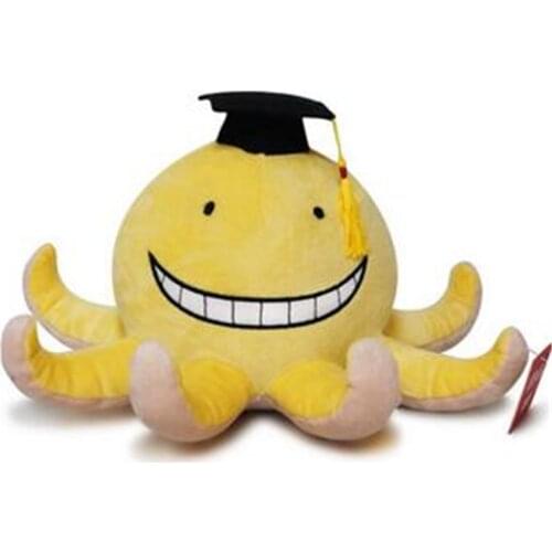 Anime Korosensei Assassination Classroom Teacher Cosplay Mini Plush Toy Stuffed Doll Gift Collection Soft PP Cotton 15cm