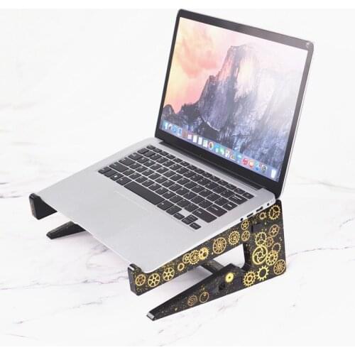 Crystal Epoxy Resin Silicone Mold Manual Computer Stand Computer Storage Desktop Cooling Shelf Epoxy Resin Molds