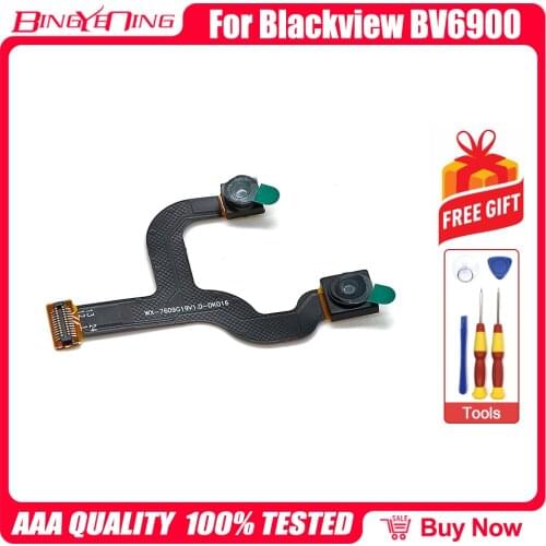 100% New Original Rear Aecondary Camera For Blackview BV6900 Back Camera With Flash Repair Replacement Accessories Parts