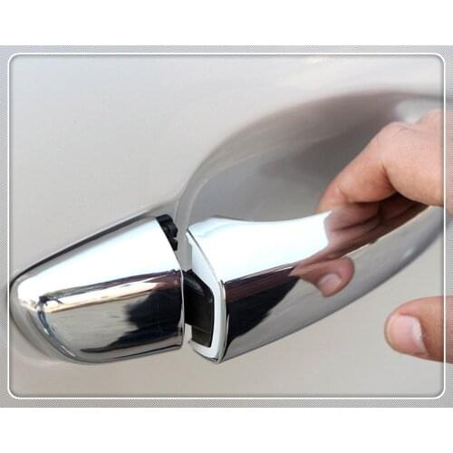 LHD!! For Peugeot 2016-2021 3008 GT / 2017-2021 5008 GT / 2019-2021 508 chrome door handle trim cover car accessories