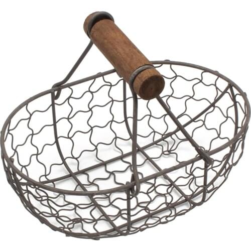 Metal Bread Storage Organizer Basket Fruit Vegetable Serving Basket