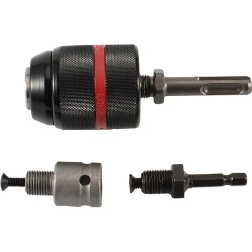 Metal 1/2-20UNF 13mm Keyless Drill Chuck Hex Shank/SDS/Socket Square Female Adaptor Hardware Tool Professional